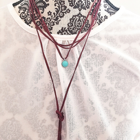 Boho Layered Tassel Necklace - Picture 2 of 11